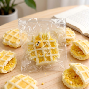 Giocattolo Sensoriale Morbido in TPR a Forma di Waffle al Formaggio, Altamente Elastico, Confortevole al Tatto, Antistress, Regalo Creativo per Bambini e <span class=keywords><strong>Adulti</strong></span> - Product Image 2