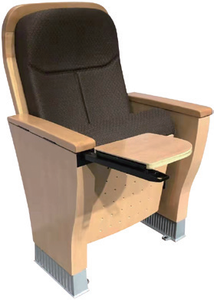 Современная театральная мебель, зрительные стулья с микрофоном и блокнотом, церковные стулья, театральные сиденья, сиденье для кинотеатра - Product Image 5