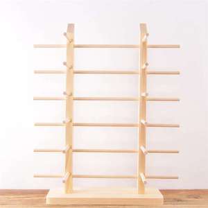 Meilleur vendeur, présentoir à bijoux multi-paires, support de rangement en bois moderne debout - Product Image 2