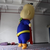 Mascotte gonflable géante Superman bébé KeepFuns |   Personnage de dessin animé personnalisé pour les défilés et les promotions