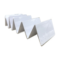 Kartu hitam Pvc Matte bisnis Rfid Digital Media sosial dapat dicetak kustom