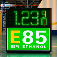 Panneau d'affichage numérique de prix du carburant à LED haute luminosité pour extérieur, idéal pour les stations-service et pompes à carburant