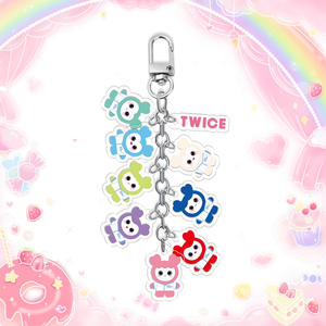 Nuovo Portachiavi in Plastica Acrilica Impermeabile con Personaggi dei Gruppi Kpop Bangtan Boys, Riize, Zb, Tws, Atee, Twice, Itzy, Ive, Illit, Stray Kids - Product Image 6
