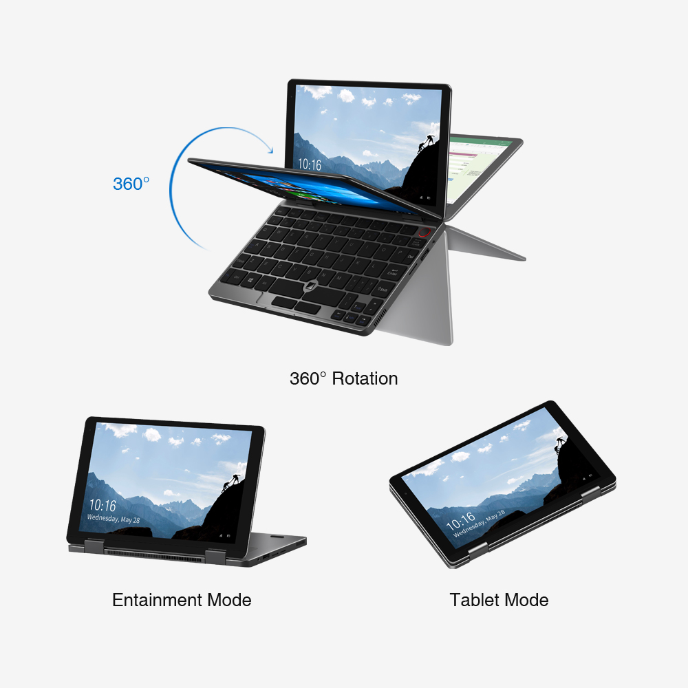 【美品】CHUWI Minibook m3-8100Y 128GB/16GB CHUWI MiniBook 8 Inch IPS Laptop with Intel Core M3, 8GB RAM