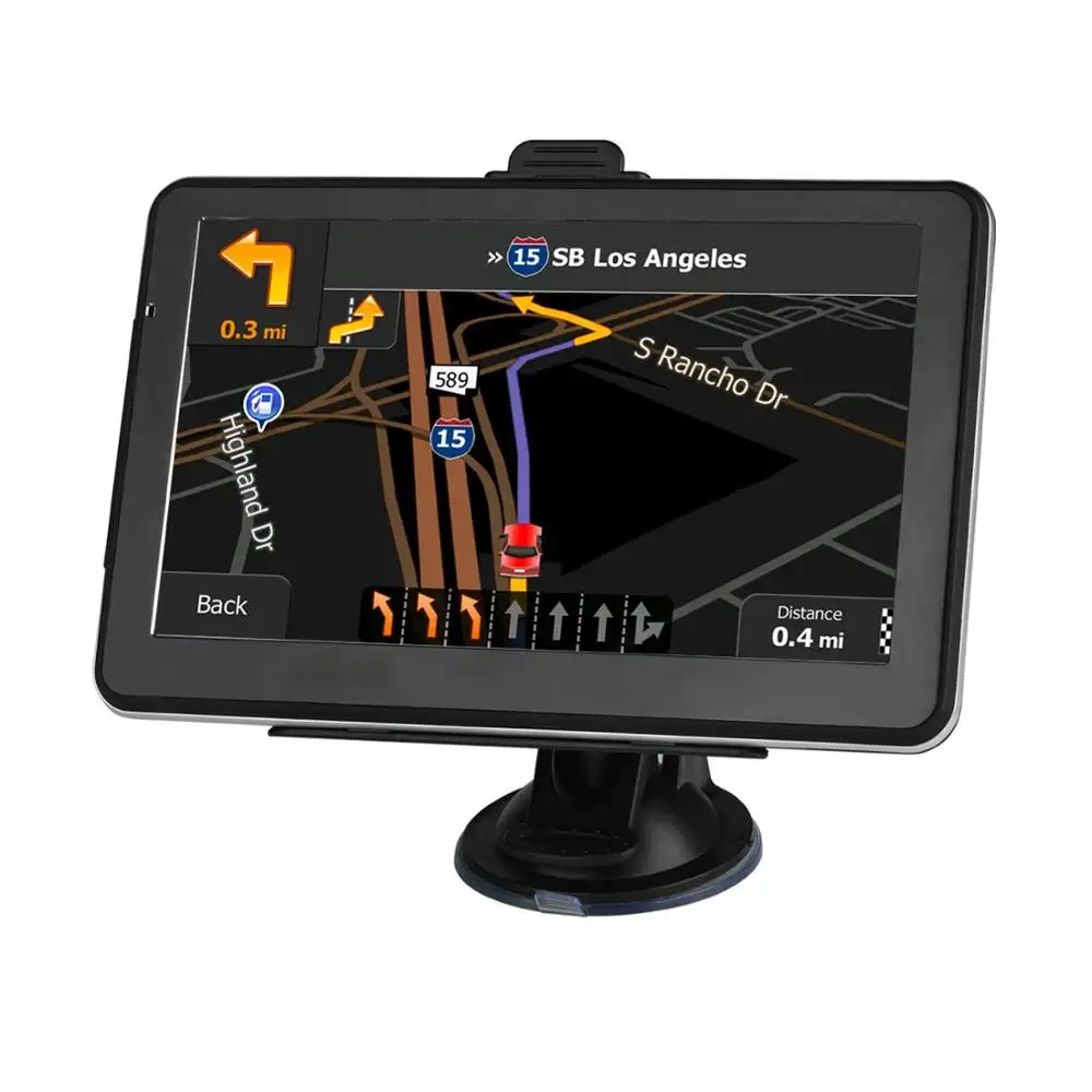 5 Inch Hd Display Windows Ce 6.0 Motorfiets Vrachtwagen Auto Gps Navigatiesysteem Met Touch Screen
