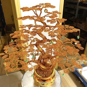Kích thước lớn trong nhà trang trí nhà tiền cây handmade nhôm Dây Tiền cây - Product Image 3