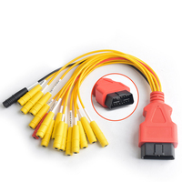 Cable de Extensión de Diagnóstico OBDII Universal de 0.3M, 16 Pines, Macho, para Herramienta de Escaneo de Automóviles