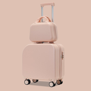 Yeni 18 inç ABS çocuklar bagaj taşımak-hafif çocuk bavul, hava seyahat için özelleştirilebilir Unisex kabin çantası - Product Image 4