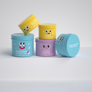 Custom Aluminum Jar for Kids Vitamin Gummy Candy Storage Private Label Children Health Supplement <b>Container</b> - Product Image 2