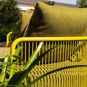 Chaises longues d'extérieur Meubles au bord de la piscine Lit de repos en aluminium Meubles de patio Chaise longue en corde Lit de salon en métal Mobilier d'extérieur Lit de bronzage - Product Image 4