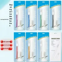 Ensemble de couteaux à découper multifonctionnels pour la découpe de papier et le film de téléphone portable, en alliage d'aluminium, fait à la main, modèle de carnet