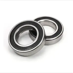 Double Rubber Seal 16007 2RS Deep Groove Ball Bearings 35x62x9 mm.