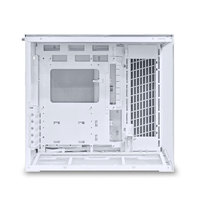 Boîtier PC Gaming Panoramique Lian Li O11 Dynamic Mini V2, Tour ATX Compacte Sans Pilier, Châssis à Double Compartiment, Compatible Alimentation ATX, Noir