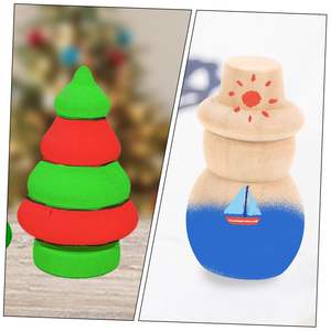 Árbol de Navidad con Forma de Muñeco de Nieve para Niños, 20 Unidades - Product Image 6