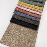 Tissu de canapé bouclé multicolore de style nordique haut de gamme, tissu textile d'ameublement lourd et résistant à l'usure pour meubles de salon