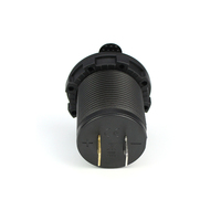 Prise de chargeur de voiture double USB 4.2A 5V avec interrupteur tactile et lumière LED, étanche, prise de courant 12V 24V pour bateau et moto