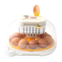 Incubateur à 12 œufs de forme ronde pour incubateur d'œufs entièrement automatique
