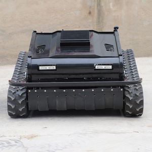 Tondeuse à gazon électrique autotractée robotisée télécommandée à braquage zéro, avec système de coupe à fléaux et de bobinage, type tracteur - Product Image 5