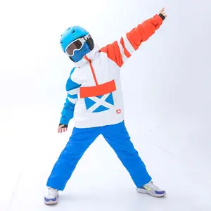 New Children Ski Suit Boys Outdoor Snowboard Jacket Windproof Waterproof Keep Warm Kids Set Overalls Winter Clothing Snow Pants