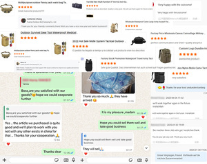 Sac de toilette tactique imperméable YUEMAI personnalisé en vert OD, kaki, noir, camouflage, avec système MOLLE - Product Image 4