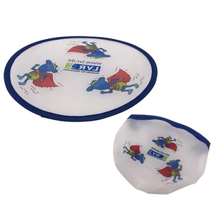 Disques volants pliables en polyester et nylon écologiques, imprimés en sérigraphie, certifiés <span class=keywords><strong>CE</strong></span>, taille personnalisable 20 cm, promotionnels - Product Image 5