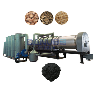Machine populaire de fabrication de charbon de bois à partir de coques de noix de coco, de sciure de bois et de balle de riz – Équipement de production de charbon de bois - Product Image 1