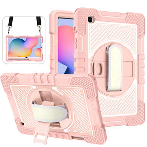 Para <span class=keywords><strong>Samsung</strong></span> Tab S6 <span class=keywords><strong>Lite</strong></span> <span class=keywords><strong>Tablet</strong></span> Case Dual Armor Back Cover Kickstand 360 Rotación Plástico duro Funda protectora a prueba de golpes - Product Image 3