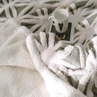 Couvertures de couette en cachemire d'agneau, couleurs grises et cachemire, pour bureau, en tissu et fourrure, pour lit King Size