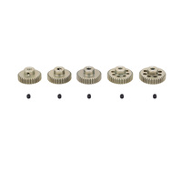 SURPASS HOBBY 5 pièces 48DP pignon en aluminium 33-37T pour 1/10 RC voiture 3.175mm arbre moteur Tamiya XV02 rc pièces accessoires
