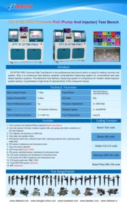 Banco de Pruebas Common Rail CR IP700 para Inyectores y Bombas Common Rail HP0 y 320D - Product Image 3