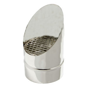 Terminal de Ventilación Hecho en Italia, Rango de Diámetro de 80-350 mm, Grosor de 0.5 mm, Rejilla para Extracción de Gases de Combustión - Product Image 1