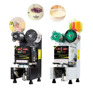 bubble tea mesin Suppliers-Mesin Penyegel Cangkir K Kertas Plastik Kecil Teh Gelembung Populer Otomatis