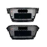 Veidt Convient pour Audi A4L 0913141516, calandre modifiée RS4, quatre roues motrices, nid d'abeilles, face avant, calandre A4L RS4