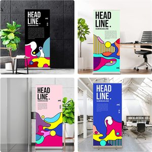Biểu Ngữ Cuộn Lên Có Thể Thu Gọn Tùy Chỉnh Giá Treo Biểu Ngữ X Thiết Kế Đủ Màu Tùy Chỉnh Cá Nhân Để Trưng Bày Triển Lãm Thương Mại - Product Image 6