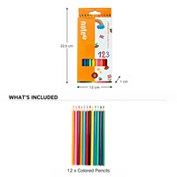 Crayons de couleur hexagonaux, 12 pièces, crayons de couleur en bois brillants standard pour enfants d'âge scolaire, papeterie pour dessin et coloriage, vente en gros