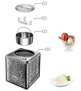 Machine à glace portable professionnelle automatique en acier inoxydable de 2,0 L avec pièces de rechange gratuites - Product Image 6