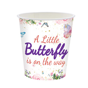 Kit de Artículos para Fiesta de Mariposas de Primavera, Platos de Papel, Vasos, Servilletas, Juego de Vajilla Desechable para Celebración de Baby Shower - Product Image 5