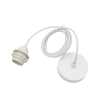 Lustres lampes E27 douille de lampe avec câble métallique plafond auvent