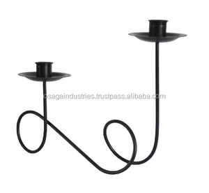 <b>VINTAGE</b> TWO TEALIGHT DESIGN <b>STICK</b> TEALOGHT CANDLE PILLAR TABLE TOP HIGH QUALITY TABLE TOP CANDLE HOLDER - Product Image 1