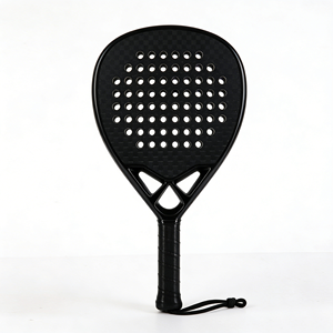 Raqueta de pádel personalizable con agarre de fibra de carbono, raqueta deportiva profesional, pelotas de pickleball, pelotas de tenis, paleta de espuma EVA - Product Image 5
