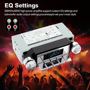 Reproductor <span class=keywords><strong>MP3</strong></span>/MP4 Grandnavi 1 Din, Radio para Auto con Amplificador Retro, Unidad Principal con USB/Tarjeta SD, FM, Carga Rápida de 30m, Control del Volante - Product Image 3