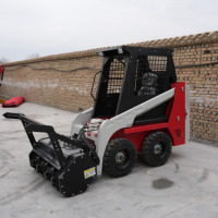 Mini Pala Cingolata con Garanzia di 1 Anno per Cantieri e Fattorie, Caricatore a Ruote Resistente all'Usura con Motore PLC e Ingranaggi