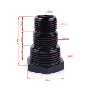 Separador de Agua y Combustible Nuevo para Automóvil 1/2-2 a 3/4-16 13/16-16 3/4 NPT, Piezas de Modificación de Automóviles, Viene en Bolsa - Product Image 2