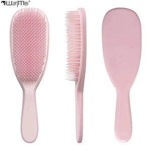 Cepillo Desenredante Wanmei con Logotipo Personalizado, Cepillo para Cabello Rizado, Cepillo Masajeador <span class=keywords><strong>de</strong></span> Plástico para el Cuero Cabelludo, para el Crecimiento del Cabello - Product Image 1