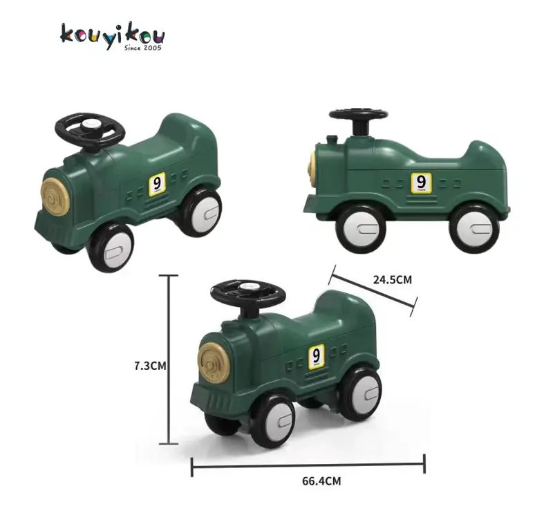 Kouyikou 뜨거운 판매 제품 타고 기차 아이 아기 스윙 자동차 어린이 균형 타고 자동차 장난감