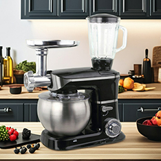 Máy Trộn Đứng 3 Trong 1 Chức Năng Muli Dung Tích Lớn 1000W 5l Với Máy Xay Thịt Và Phụ Kiện Máy Xay Sinh Tố - Product Image 2