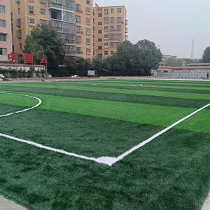 Gazon synthétique, tapis vert artificiel, rembourrage en maille plastique, décoration de terrain de football, gazon artificiel <span class=keywords><strong>pour</strong></span> le football - Product Image 5