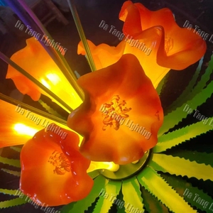 Esculturas de Flores Luminosas Botánicas para Jardines, Parques Temáticos, Centros Comerciales, Resorts y Exhibiciones de Atracciones en Festivales - Product Image 2
