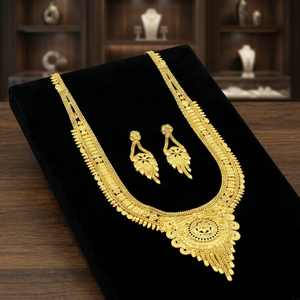 Wholesale Forming 14K 18K 24K Micro Gold Filled <b>Long</b> <b>Necklaces</b>, Traditional <b>Long</b> <b>Necklaces</b> Set, Brass Micro Gold Fashion Jewelry - Product Image 3
