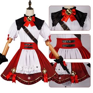<span class=keywords><strong>Costume</strong></span> Cosplay Klee Blossoming Starlight del Gioco Genshin Impact, Nuova Skin Little Witch Klee, <span class=keywords><strong>Costume</strong></span> Lolita per Donne - Product Image 6